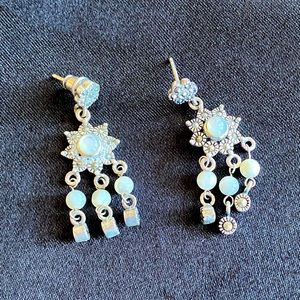 Marcasite and Mother of Pearl Earrings